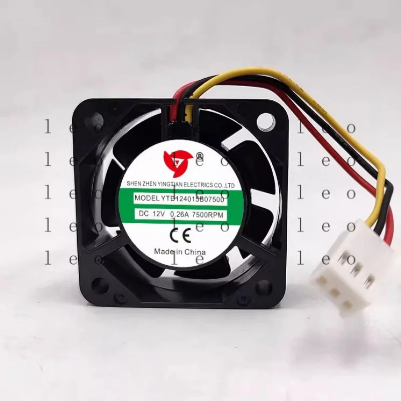 

Вентилятор охлаждения GG YTD124015B07500 DC12V 0.26A, 3-проводной