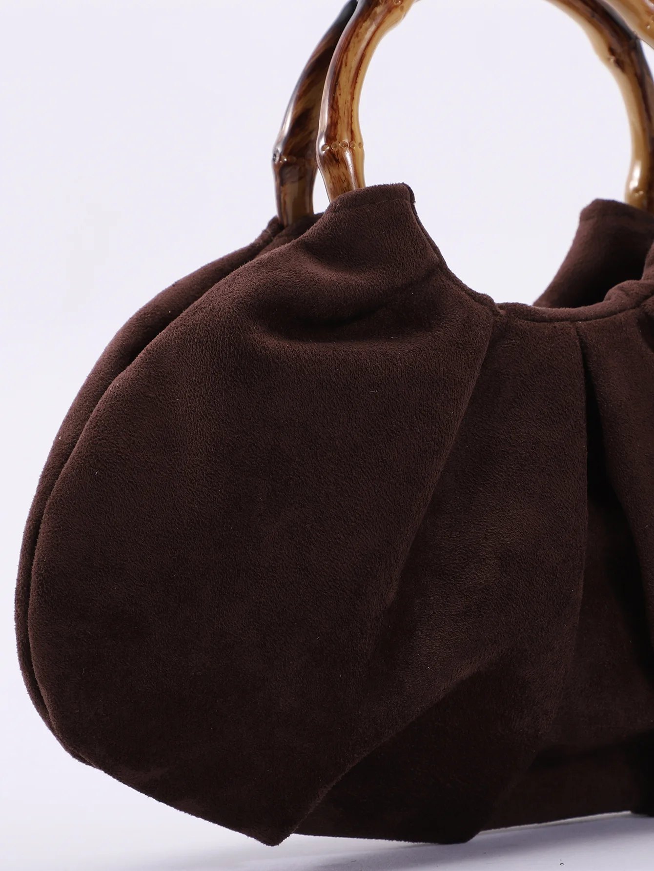Vintage Handbag Women's Bag Pleated Handbag Fashionable Textured Suede Meillard Style Designer Bag for Ladies Party Bag