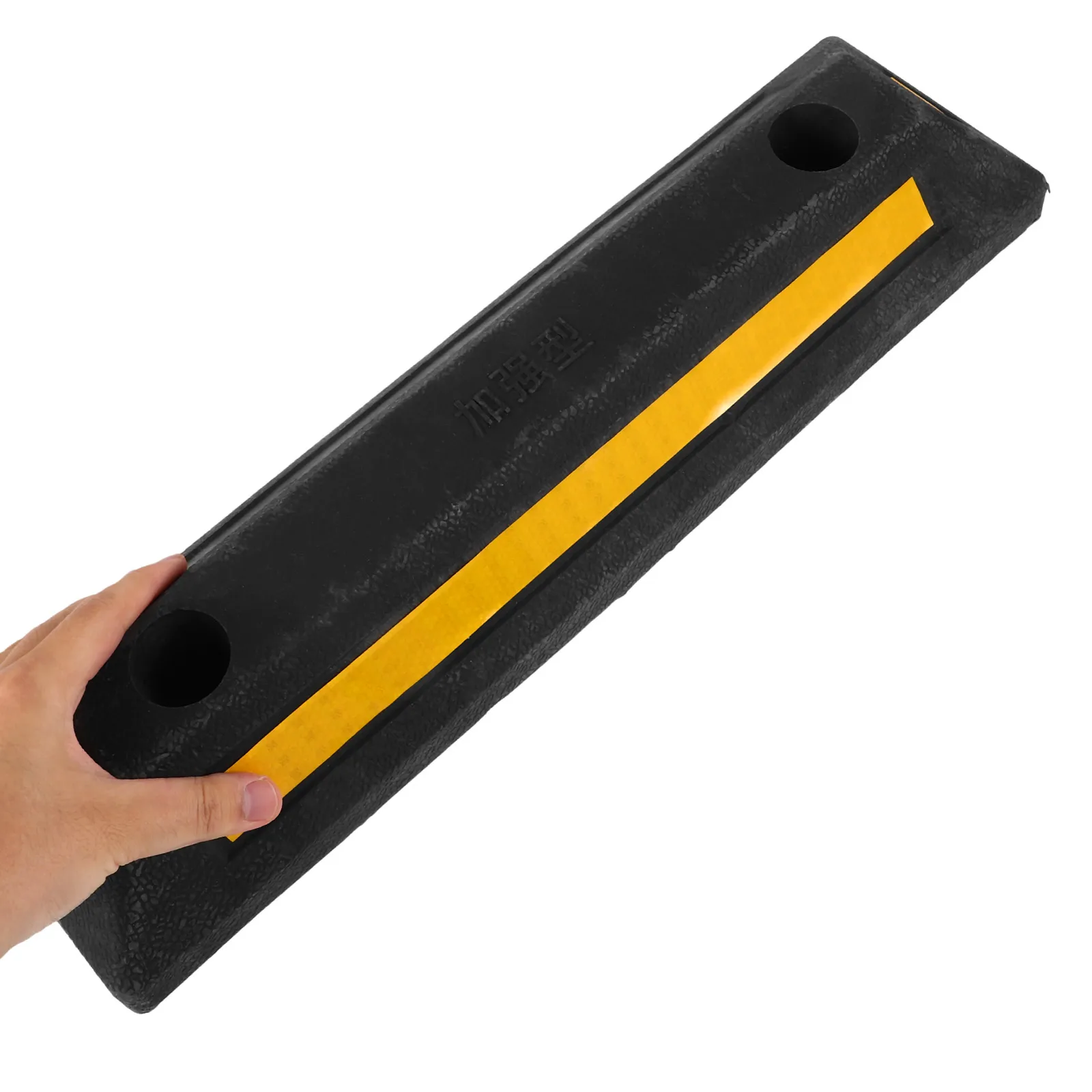 Parking Stopper For Garage Rubber Reinforced Garage Parking Aid Wheel Stopper Parking Stop Car Garage Stop Pile Wheel Aligner
