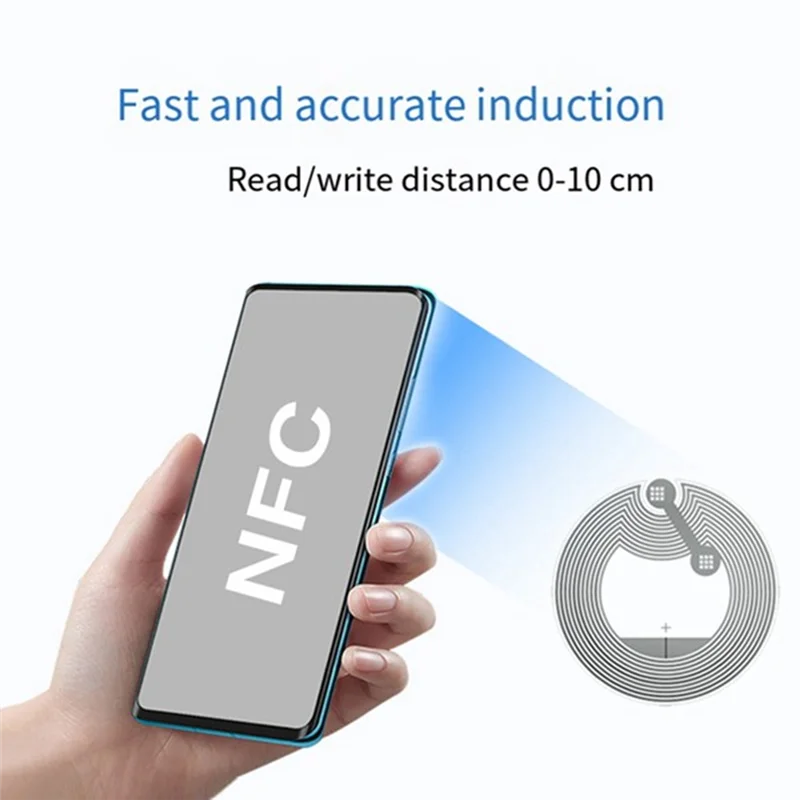 

FORW-100 шт. NFC Ntag213 наклейка-этикетка 13,56 МГц ISO14443A NTAG 213 наклейка универсальная этикетка для всех телефонов с поддержкой NFC