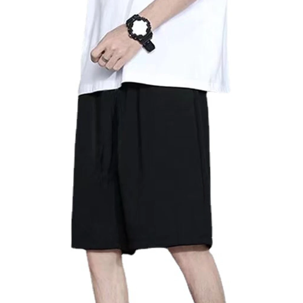 Szorty do noszenia na co dzień, szorty na wakacje, męskie szorty codzienne, szorty o regularnej długości, lekko elastyczne szorty, szorty w jednolitym kolorze