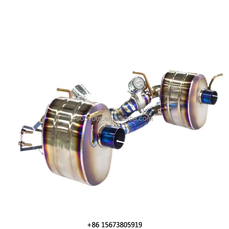 

Titanium Escape Catback Exhaust Car Exhaust Muffler for 458 V8 4.5L Racing Exhaust SystemCustomed