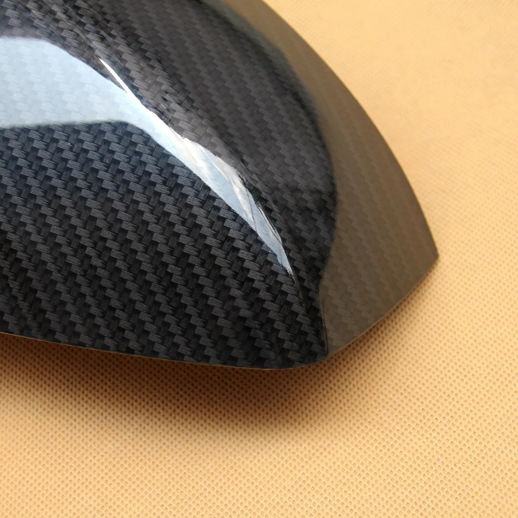 لمازدا CX-5 CX-9 2017-2025 ألياف الكربون الجانب الخارجي مرآة الرؤية الخلفية الغطاء الواقي CX5 CX9 اكسسوارات