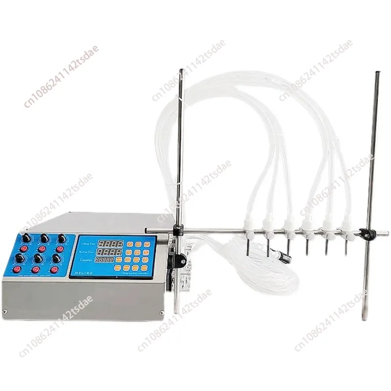 

6-головочный полуавтоматический перистальтический насос, машина для наполнения жидкостью, автоматическая машина для дозирования спиртовых духов