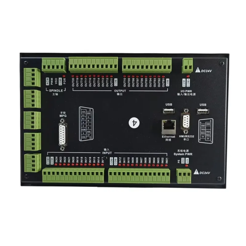 3 Axis CNC G-Code Motor Controller DDCS-Expert 1Mhz USB + Ethernet CNC Controller Support Atc / Closed-Loop Stepper Servo System
