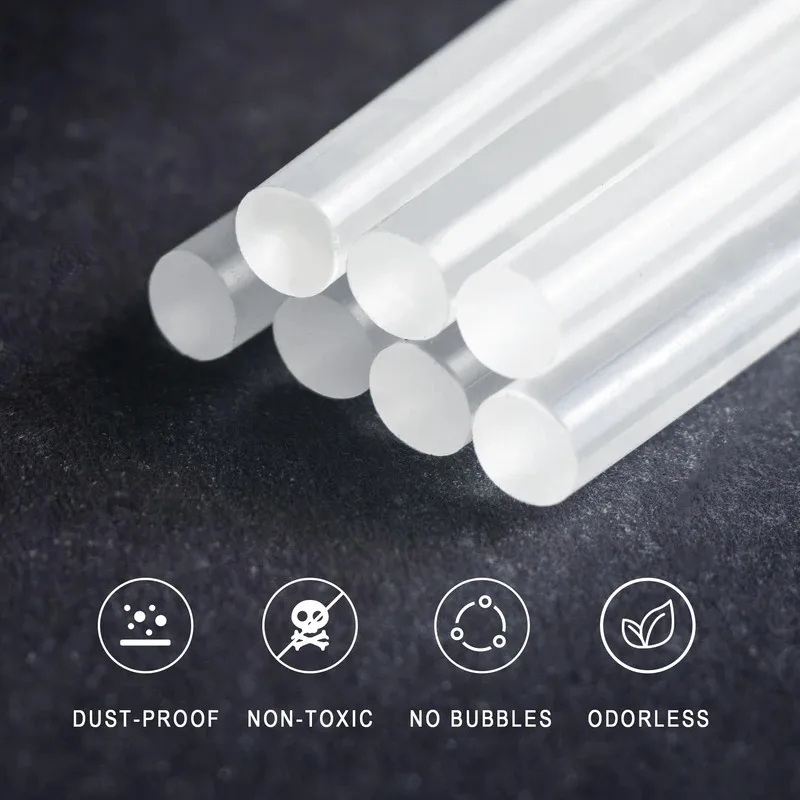 60pcs/120pcs Hot Melt Glue Sticks 7mm Hot Glue Sticks Rod for Craft Album Repair Tools  Hot Glue Gun Sticks