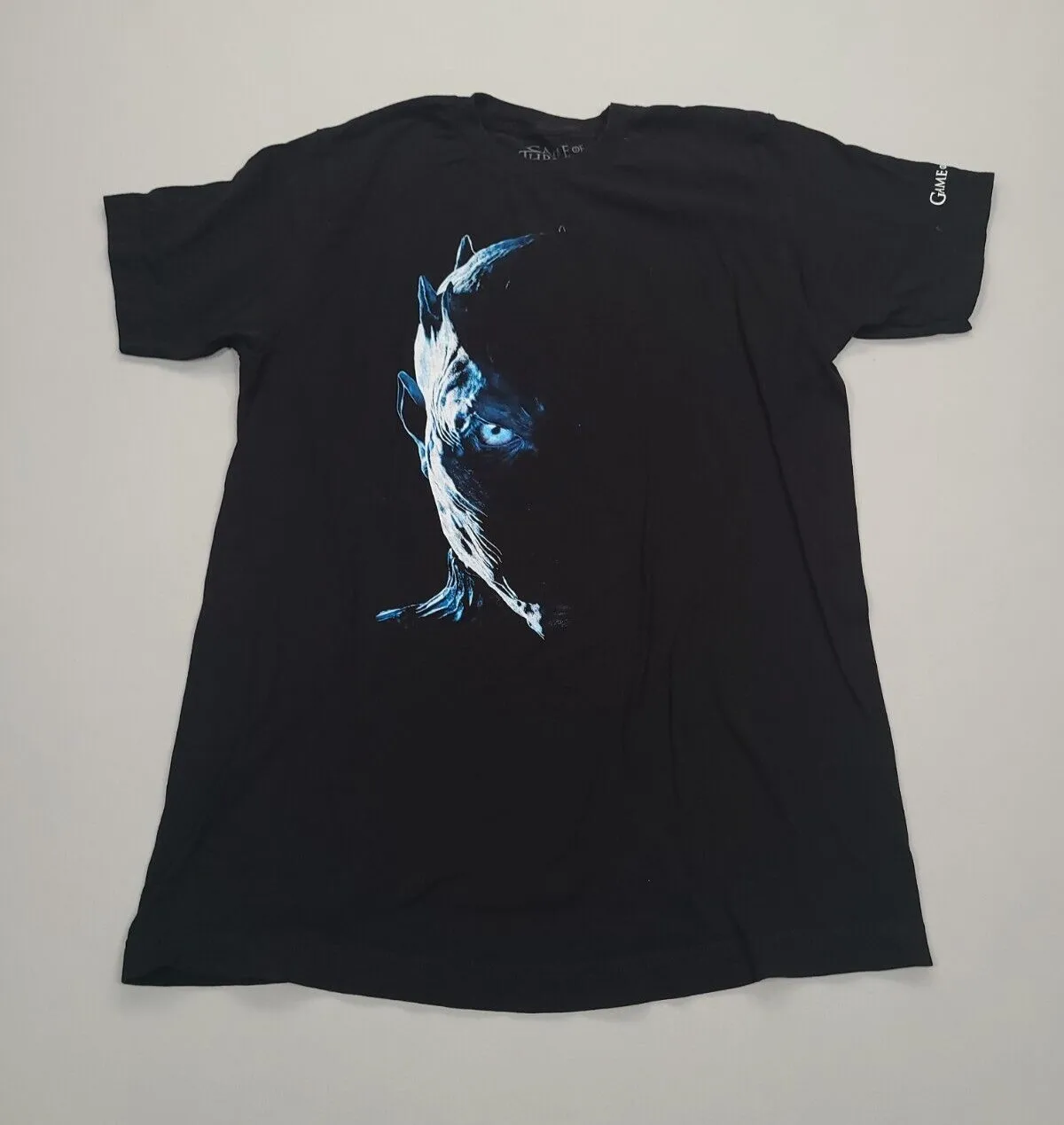 

Shirt Mens Medium Black Casual Stylish Night King