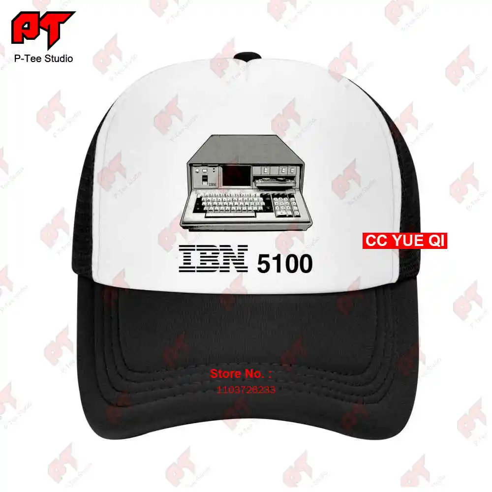 Ibn 5100 Steins Gate Ibm Anime Pc Otaku Geek Japanese Old Computer Baseball Caps Truck Cap V9LF