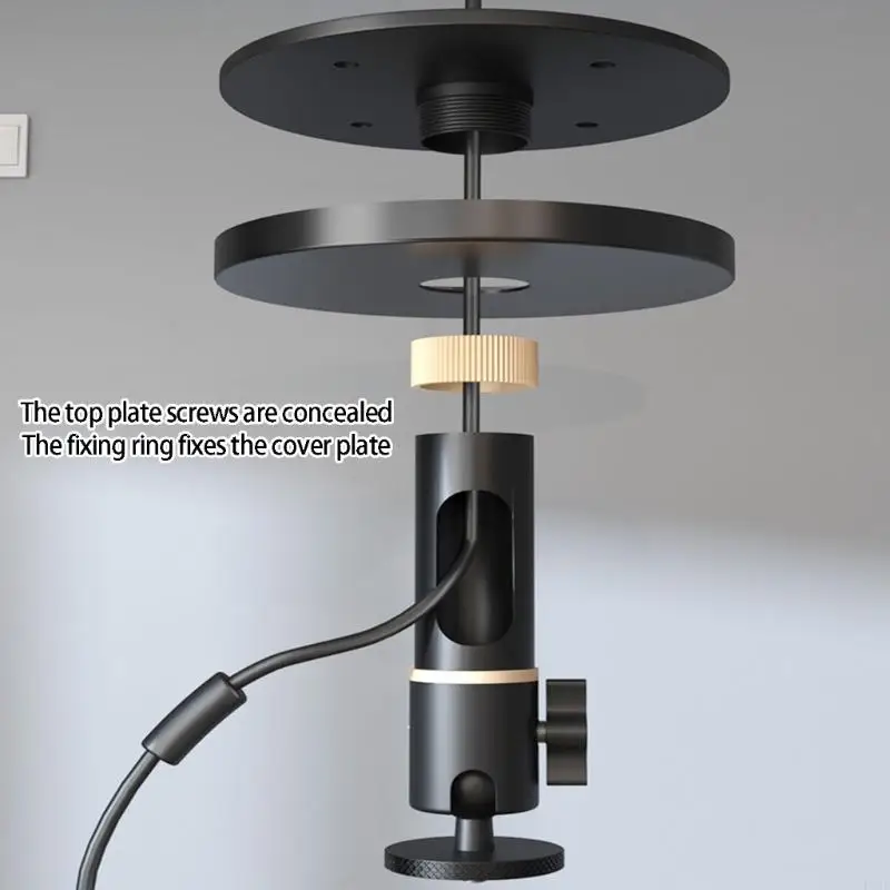 Adjustable Projectors Ceiling Hanging Bracket With 3.5mm Thick Aluminum Tube And Wide Compatibility F19E