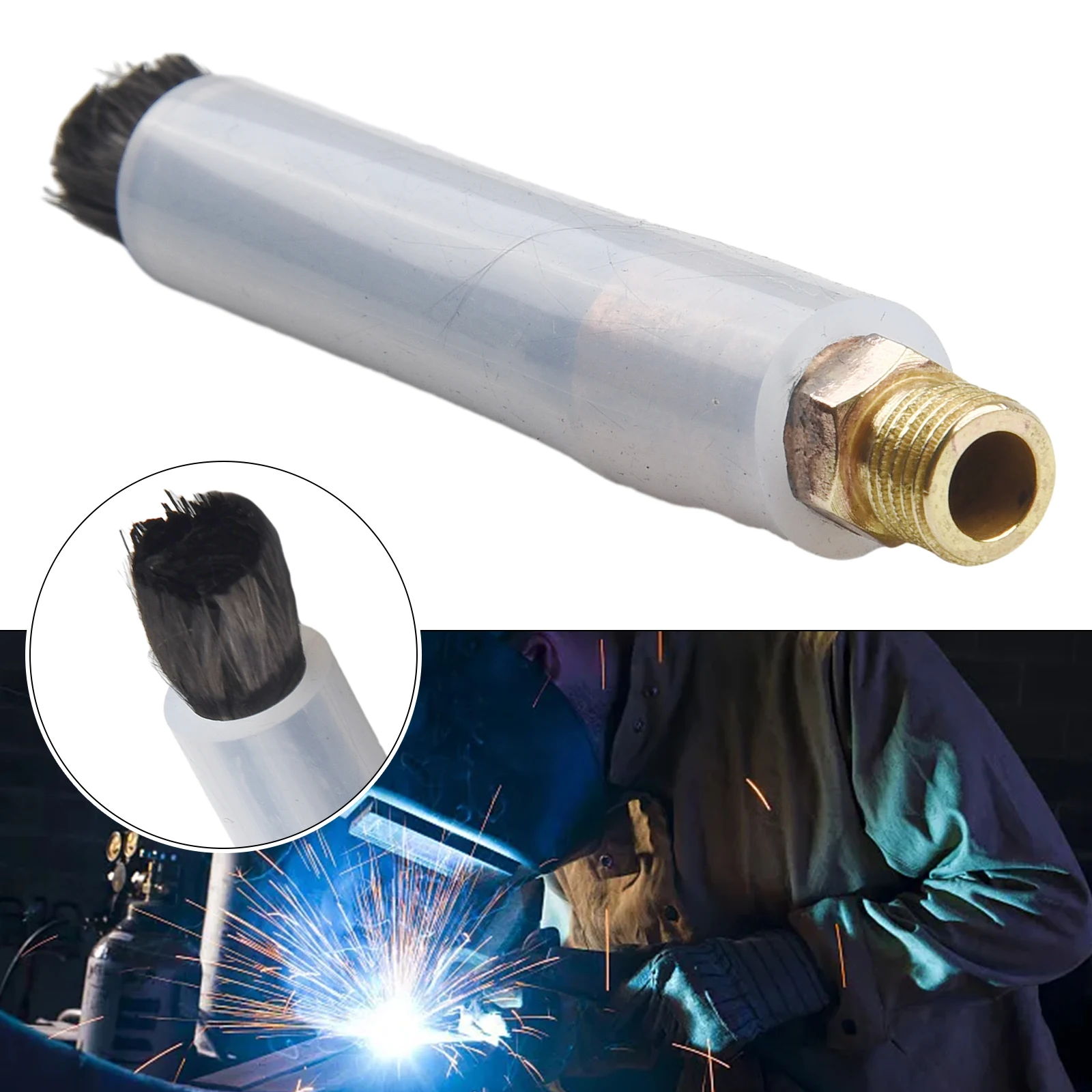 1pc For WIG MIG Brush M6/8/10 Cover Cleaning Weldseam Cleaner For WIG MIG MAG TIG Welding Tool Accessories