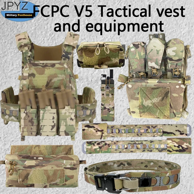 MC Imported 500D Fabric FCPC V5 Tactical Vest With Various Kit Equipment