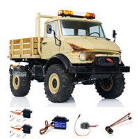 4WD 1/10 RC Off-Road Vehicle LESU Metal Rave-Um406 Remote Control Climbing Truck Outdoor RC Heavy Machine Toys