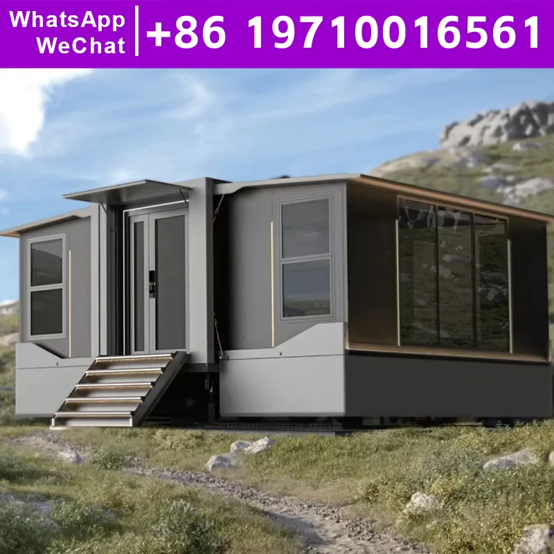 Modular Expandable Homes Mobile House Luxury Prefabricated Houses in Luxury Containers Modular Prefab Home 40ft 20ft Housing Fab