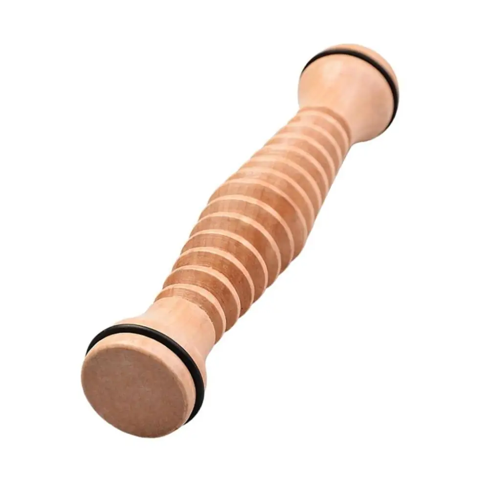 

Relief Plantar Fasciitis Deep Tissue Massage Foot Roller Massager Acupressure Machine Foot Care Tool Wooden Exercise Roller