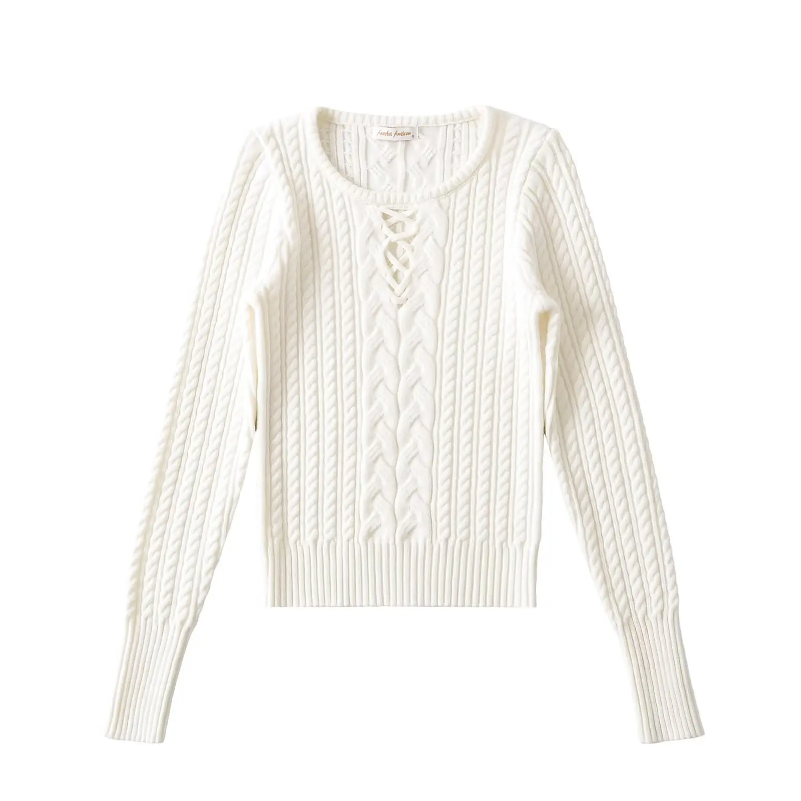 

Retro Design Slim Fit Women's Knitwear Base Layer Sweater Casual Commute Sle Long Sve round Ne ort Coat Inner Wear