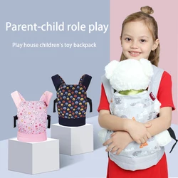 Vrbabies Puppen Träger Vorne und Zurück Weiche Baumwolle Baby Mädchen Über 18 Monate Kaninchen Muster baby spielzeug puppe träger rucksack geschenk