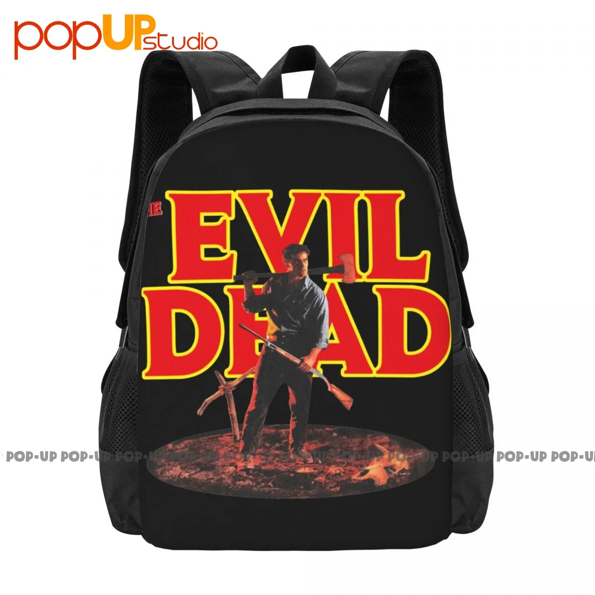 The Evil Dead 2001 Scary Movie Bruce Campbell Backpack Large Capacity Vintage Shoe Bag Eco Friendly Outdoor Running