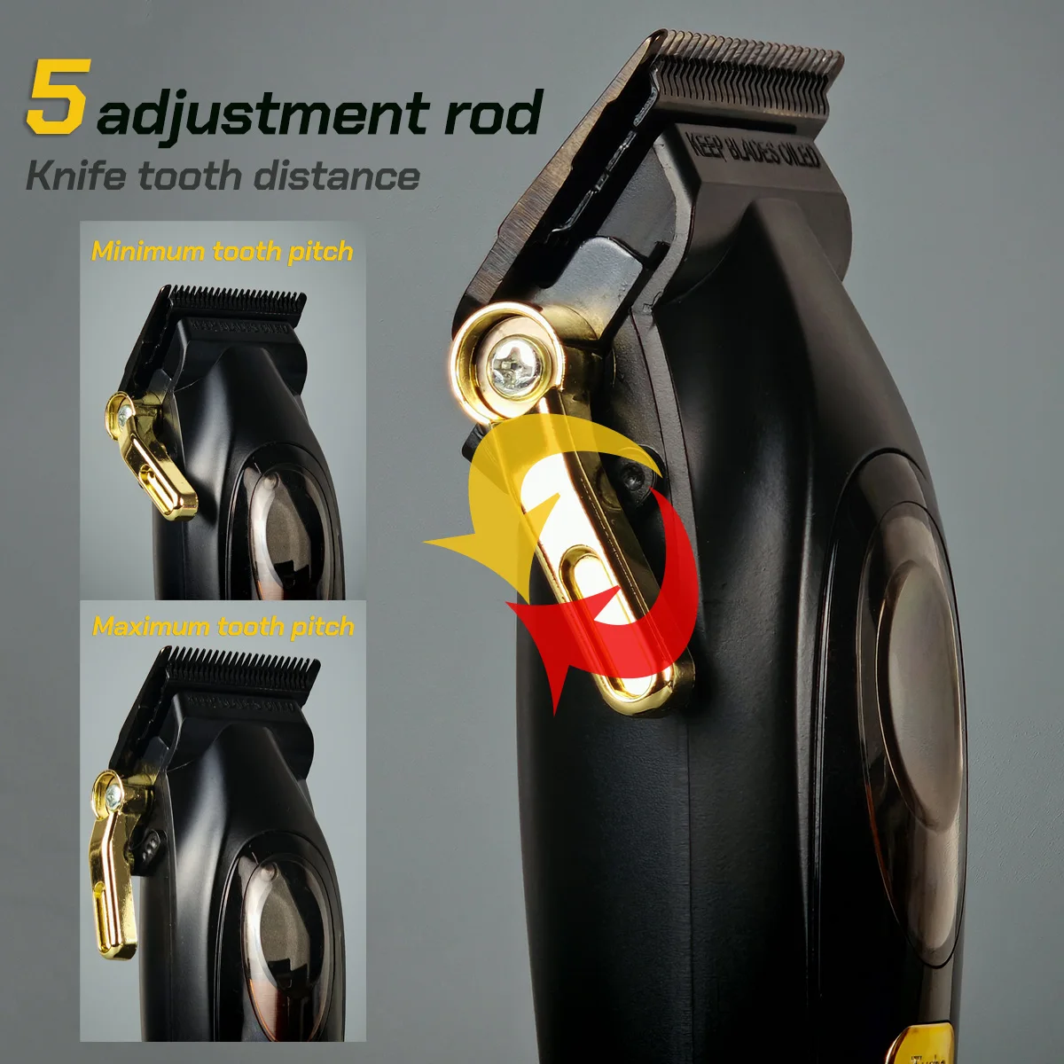 BRDCLIP BRD2035 9900RPM مقص الشعر المهنية DLC تتلاشى شفرة محرك مغناطيسي آلة قاعدة شاحن الحلاق المتقلب 7200 دورة في الدقيقة M3T