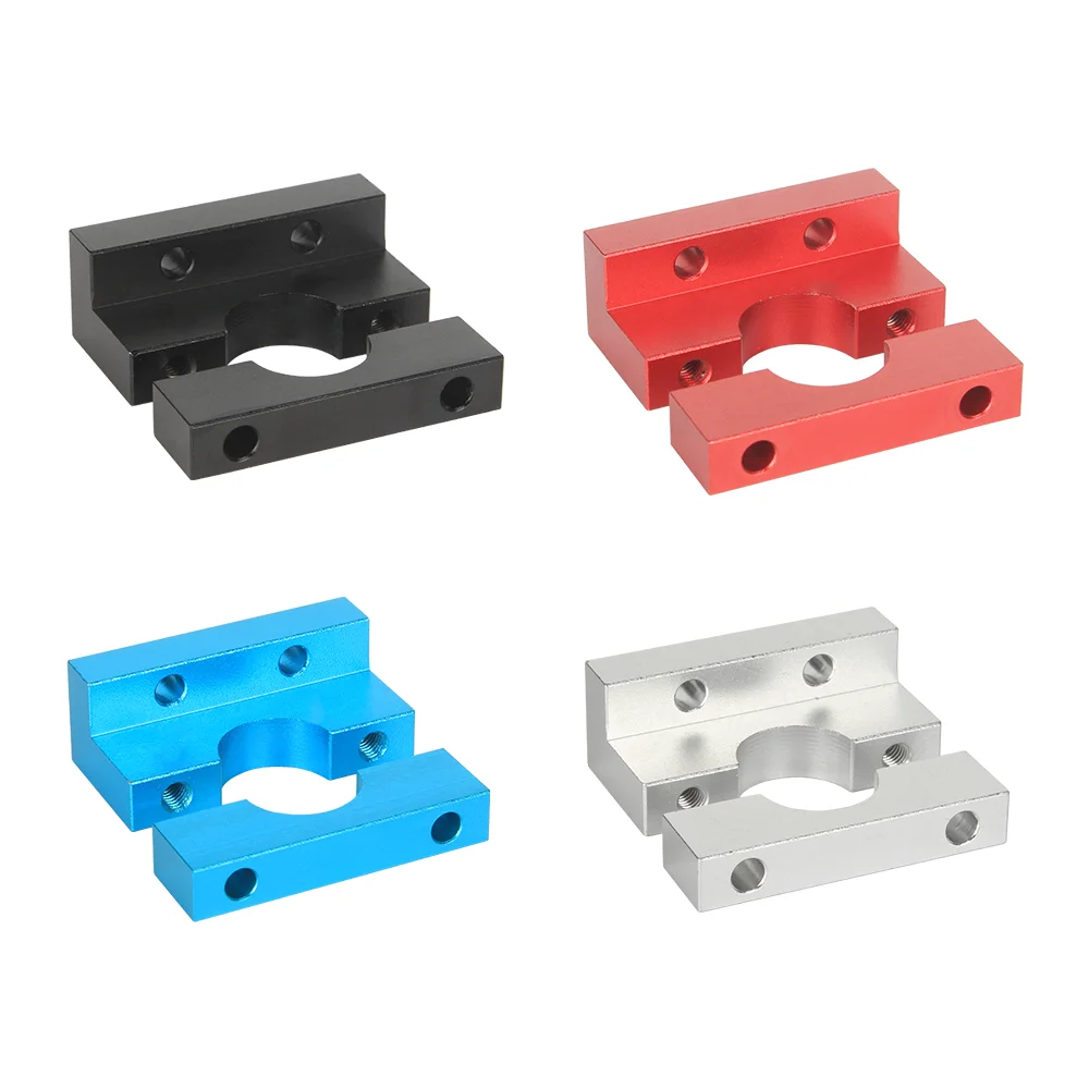 

1/2pcs 3D Printer Accessories E3DV6 Nozzle Mount Compatible with Ender3/CR10 Extruder Fixed Installation Block