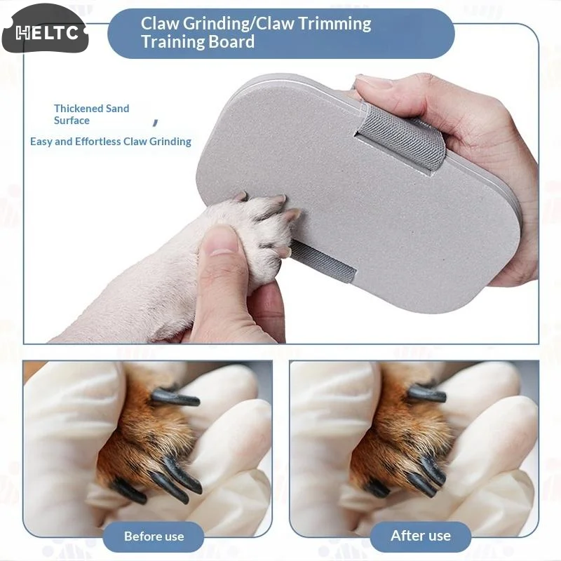 Portable Double-Sided Pet Nail File Dog Nail File Pet Grooming Tools Detachable Claw Grinder Nail Scraper For Cats Dogs Pet Acce