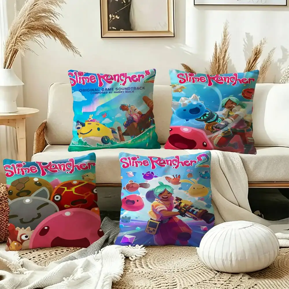 Game S-Slime R-Rancher pillow cover sofa cushion cover home room decoration children gift