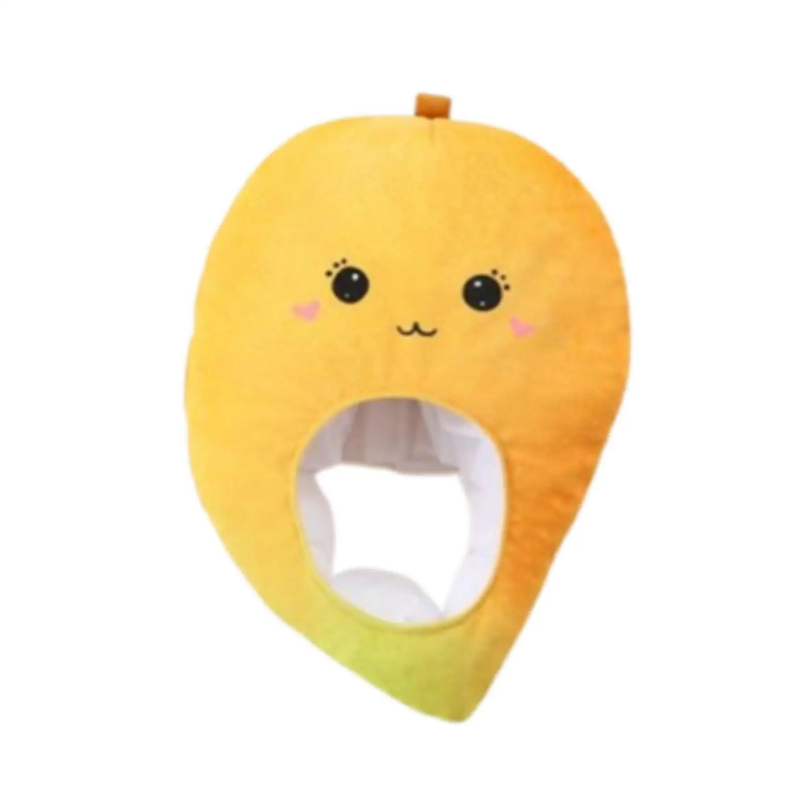 Plush Hat Fruit Hat Fancy Dress Cosplay Comfortable Funny Mango Headgear