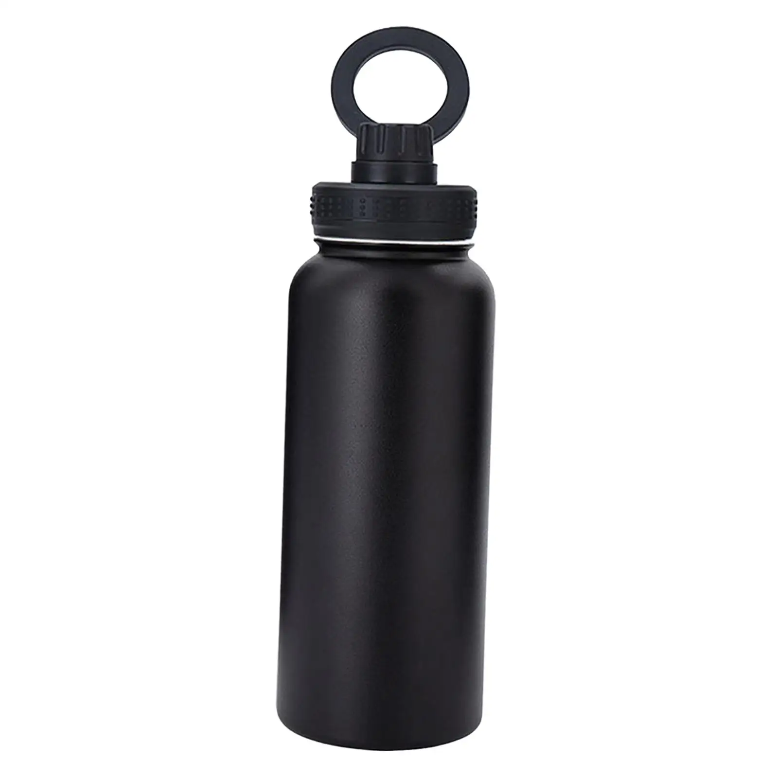 Insulated Water Bottle with Phone Holder Leakproof Double Layer Sports Water Bottle for Gym Household Trip Camping Outdoor