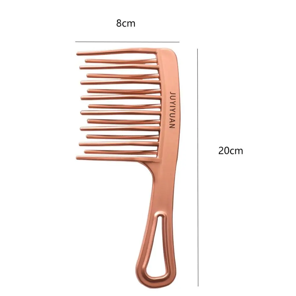 Anti-static Double Row Large Tooth Comb Fluffy Comb Household Wide Tooth Comb Styling Comb Curly Hair Hair Comb Home