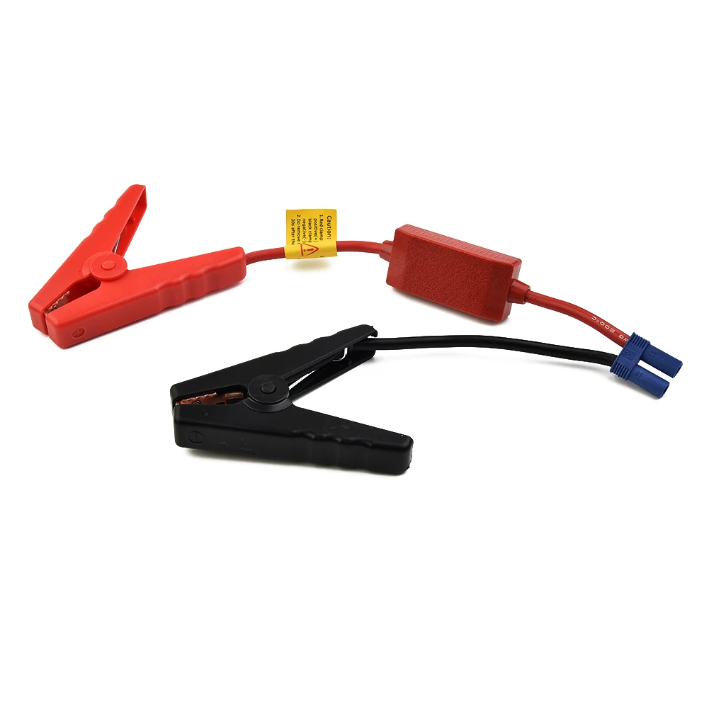 Car Jump Starter Alligator Clamp Clip Connector With EC5 Plug 10 12V Accessories Air Booster Charger Leads