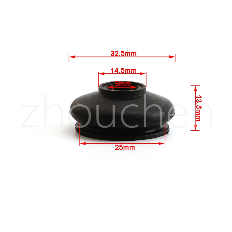 M10 Steering Rod Modified Rocker Ball Head Dust-Proof Rubber Sleeve is Suitable For ATV Kart Off-Road Vehicle Four-Wheel Bicycle