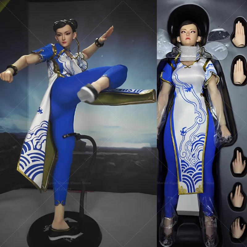 

1/6 Scale Cheongsam Female Fighter 12-inch Full Set Action Figure Soldier In Stock PLAY TOY P026 Height About 30CM Sixth Gen