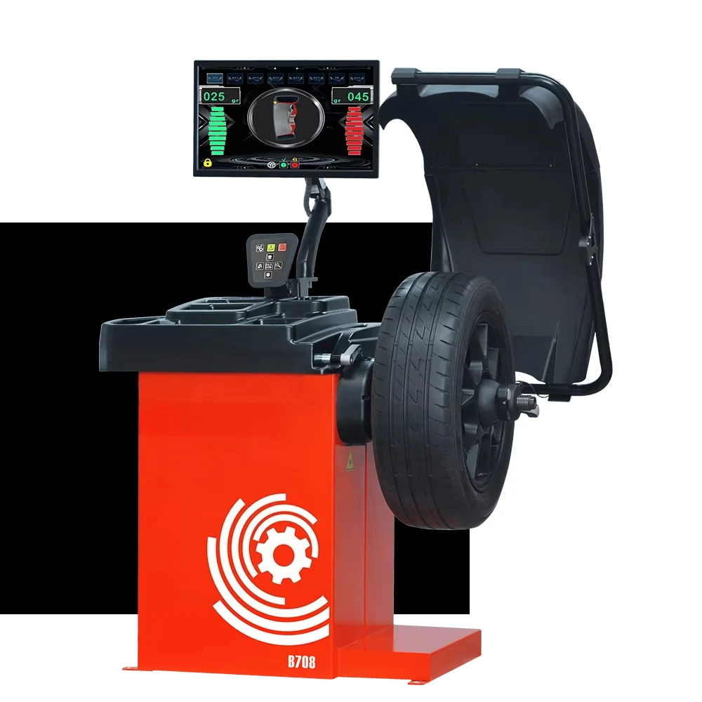 Automatic Wheel Balancer Auto Garage Equipment Car Wheel Balancer with Tire Lift Tyre Repair Equipment for Sale