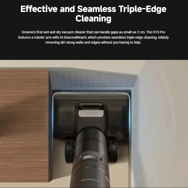 Dreame H15 Pro elektrische draadloze handstofzuiger met borstelloze motor voor natte en droge stoommop voor hotelgebruik