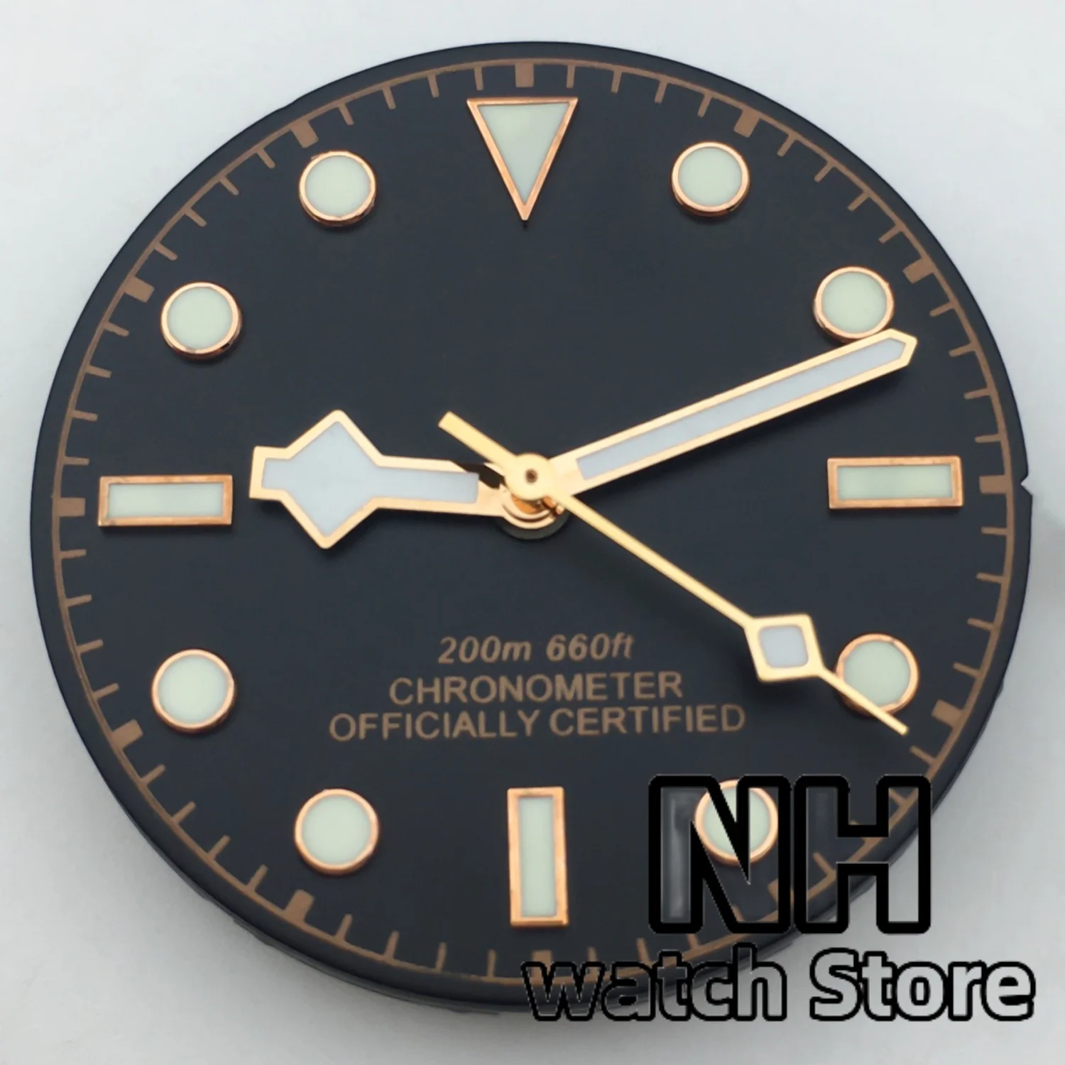 NH 29 مللي متر Biwan ساعة الطلب C3 مضيئة مع ندفة الثلج الأيدي مجموعة صالح NH35 DG ميوتا ايتا PT5000 ساعة يد تعمل بالحركة استبدال الملحقات #5