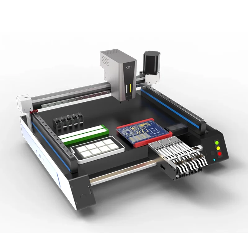 V5 PRO Dual-Vision SMT Machine - 0.05mm Accuracy & 36 Feeders for PCB Prototyping