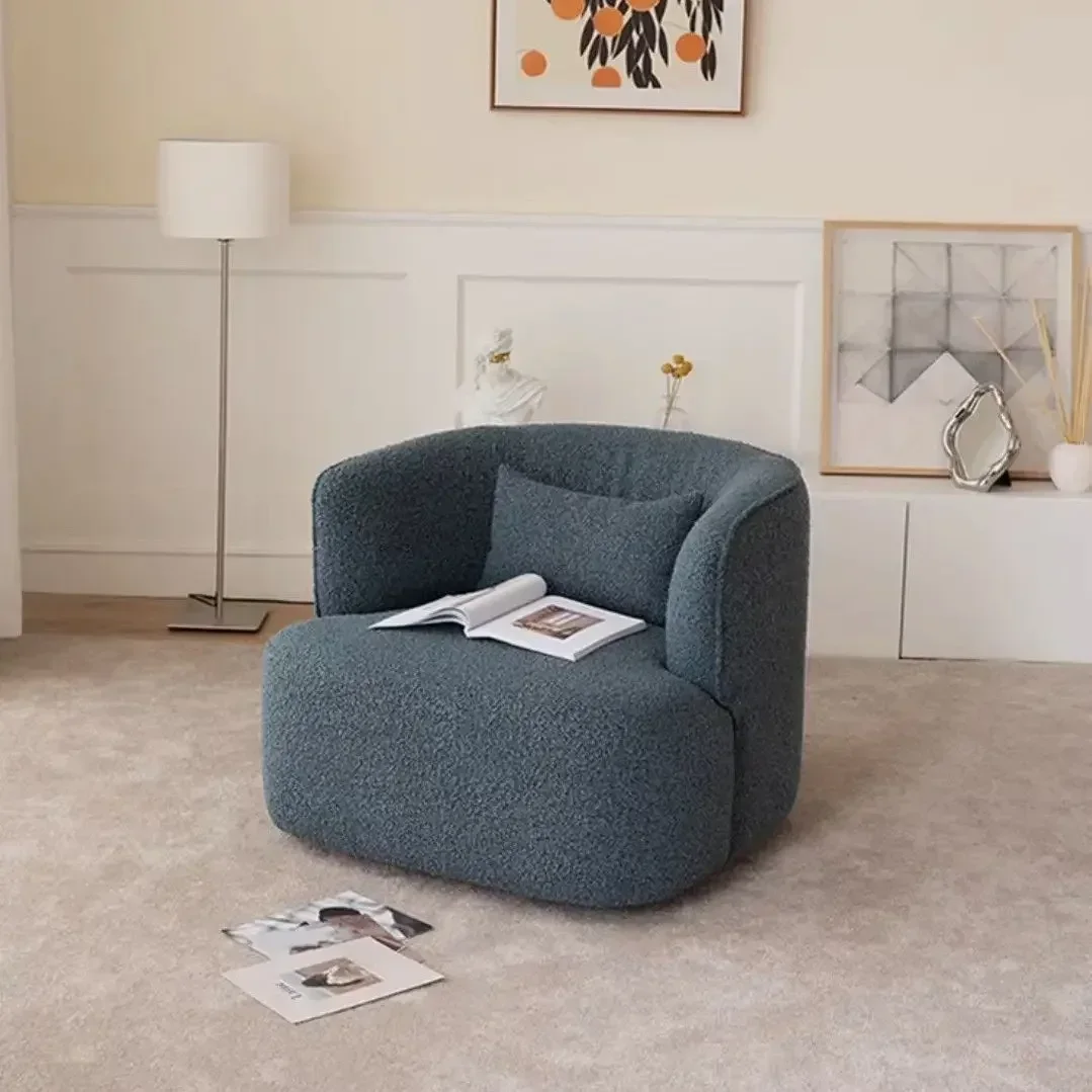 Modern Simple Single Sofa, Small Apartment, Living Room, Balcony, Bedroom, Rental House, Lazy Leisure  Sofa