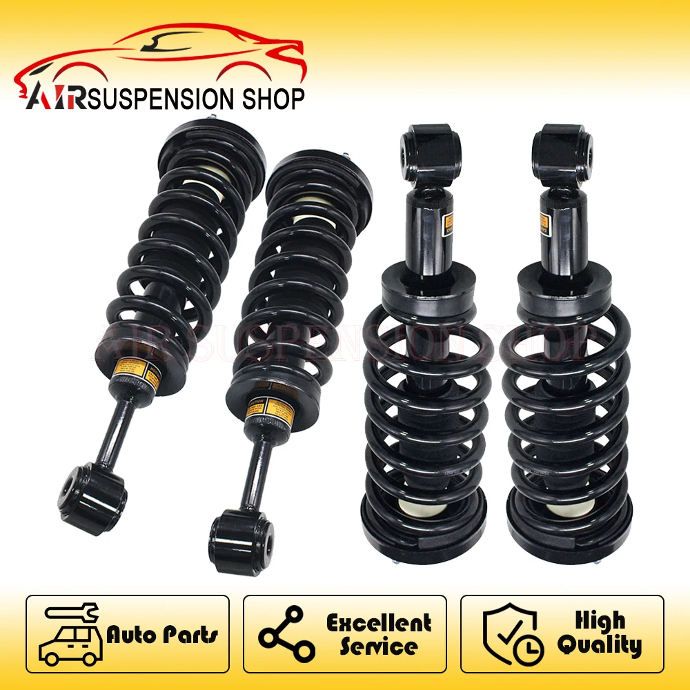 Front Rear Coil Spring Shock Absorber Assembly Uncharged For Lincoln Navigator 2003-2005 Ford Expedition 2003-2005 3L1Z18125AA