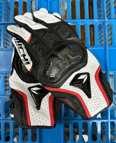 Imagen 2 del producto Guantes de motocicleta de cuero genuino para hombre, Guantes de carreras de Motocross RST390 391, Guantes para primavera y otoño con pantalla táctil, Guantes para Moto