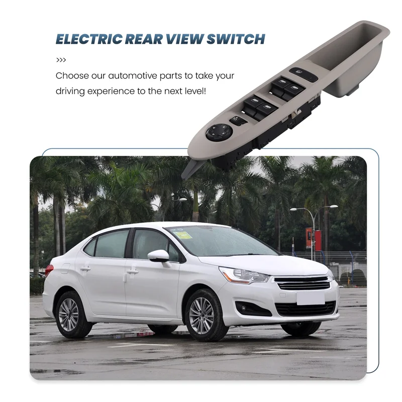 

Trending Electric Rear View Switch Door Switches Mounting Plate For Citroen C4L 1.6L 2012-2016 98009290DS