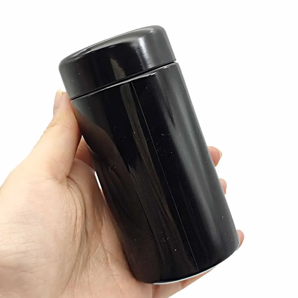 1pcs Glass Jars Anti-UV Oil Jar 100ML Dark Container Sealing Nail Glue Storage Case Cosmetic Cream Cans Refillable Bottle
