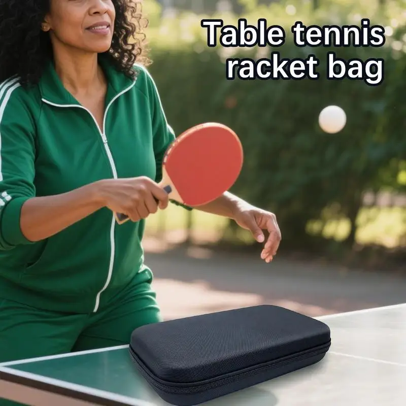 

Table Tennis Paddle Holder Ball Racket Protector Multifunctional Weatherproof Table Tennis Racket Bag For Sports Home Training