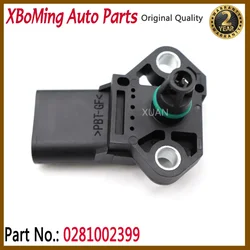 0281002399 Manifold Absolute Turbo Boost Pressure Map Sensor for Volkswagen Passat Polo Sharan Scirocco Touran Transporter