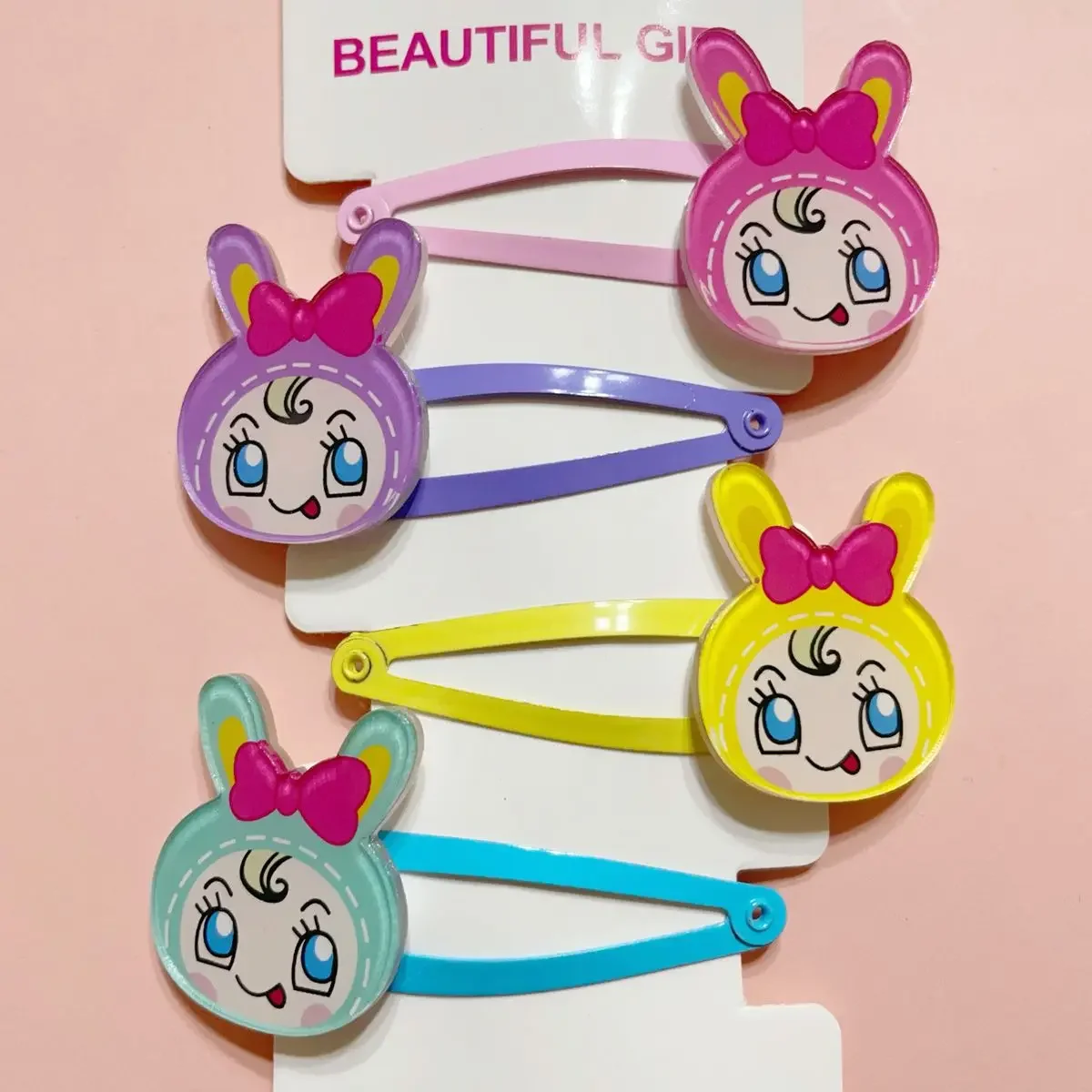 Japanese Sweet Cute Cartoon Hair Accessories Hair Fringe Hair Pins and Clips Hairbows for Girls Y2k Accesorios Para El Cabello
