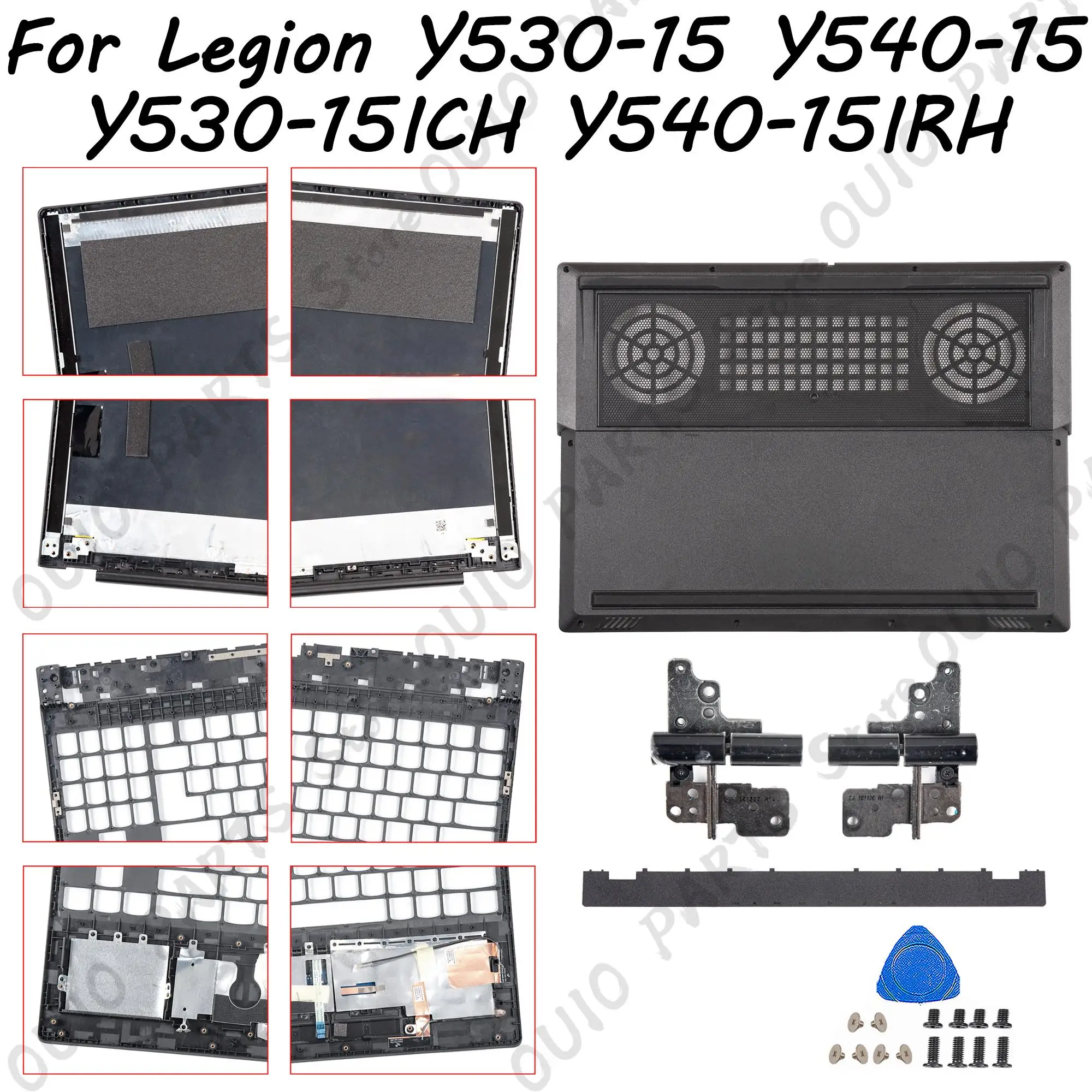 

Parts For Legion Y540-15 Y540-15IRH 81RJ 81SX 2019 Y530-15 2018 LCD Back Cover Bezel Palmrest Bottom FY521 Parts Replacement