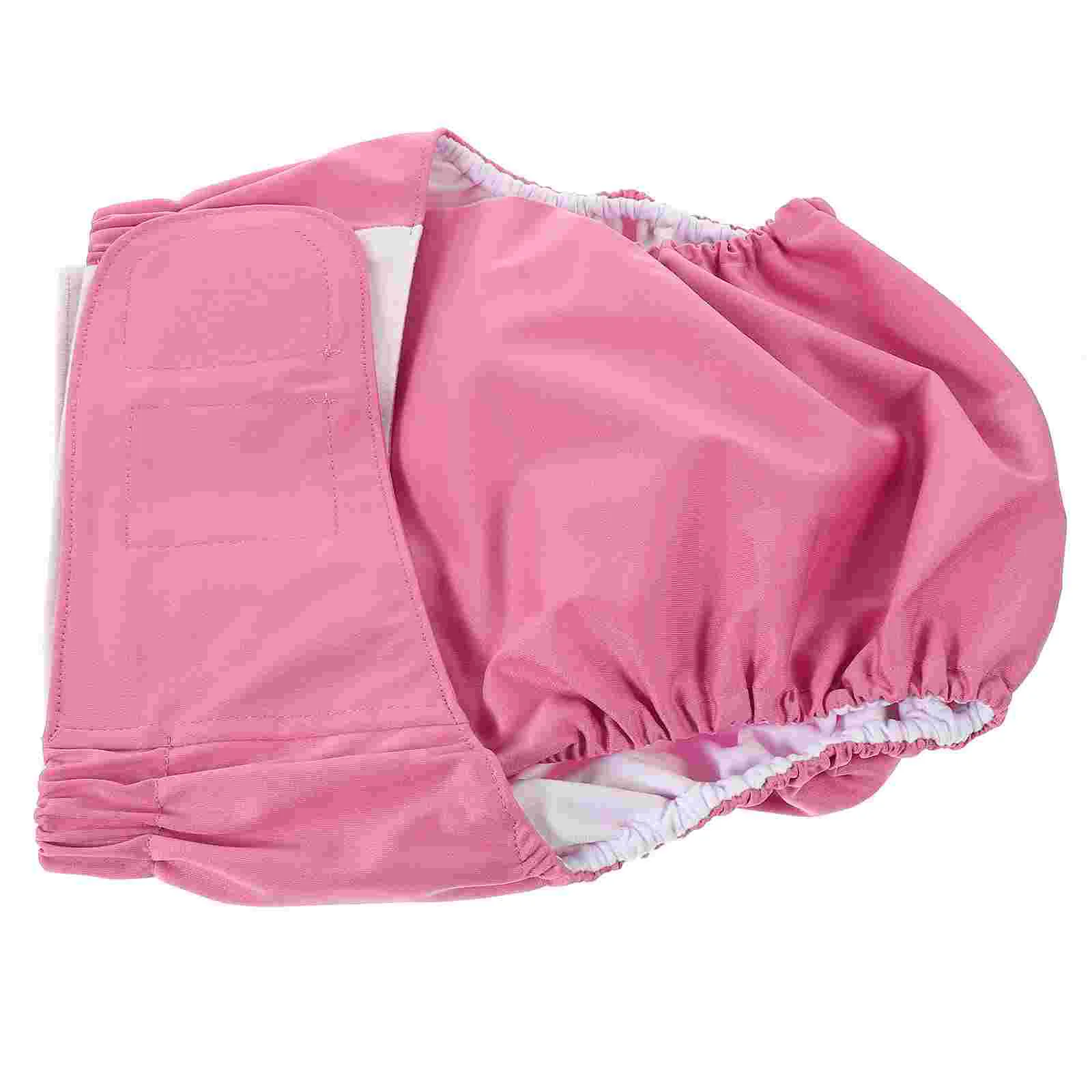 Diaper Pants for The Elderly Adult Home Incontinence Leakproof Nappy Sticky While Lingerie Diapers Travel Polyester