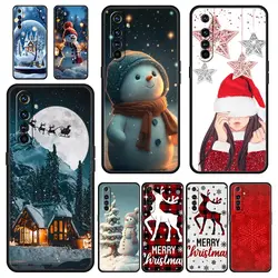 For Realme GT Neo 2 3 3T 5 Case For Realme 12 11 5G 10 9 8 5G 7 6 GT5 GT3 GT2 Pro C21 C11 C25 Cover Christmas Graphic Printed