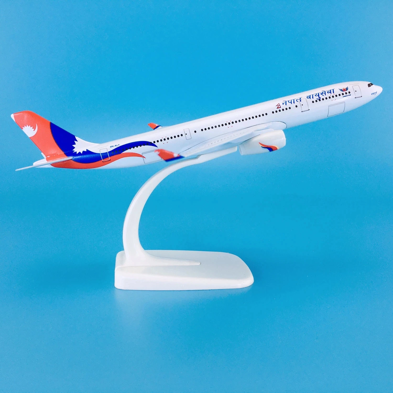 

NEW 20cm Alloy Metal AIR Nepal Airlines Airbus 330 A330 Airplane Model Airways Plane Model Stand Diecast Aircraft Kids Gift Toys