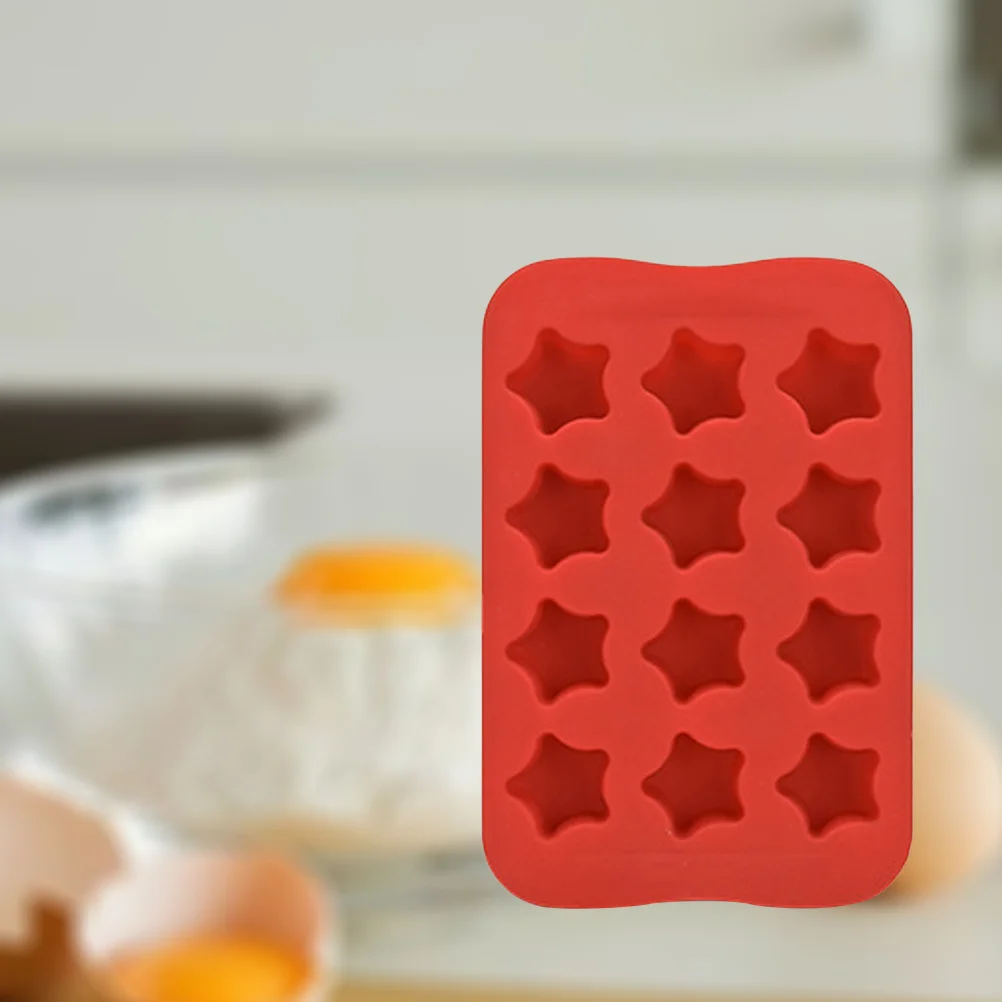 

Chocolate Mold Ice Cube Tray 12 Cavities Food Grade Safe Non-Toxic For Ice Cubes Chocolate Jelly Making Kitchen Bar Tools