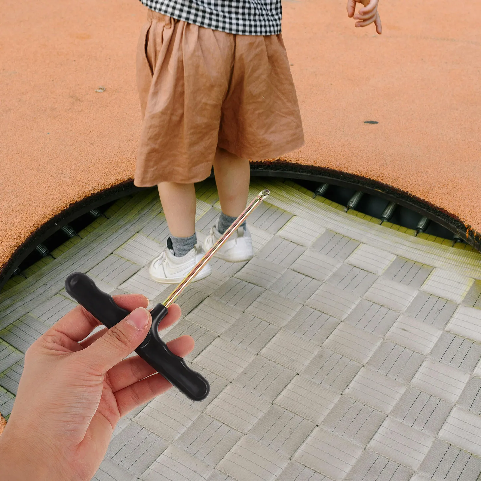Trampoline Hook Puller Spring Tool Portable Multi-Use Ergonomic Handle Trampoline Spring Puller Installation Tool