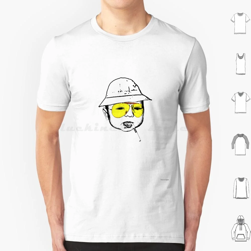 Fear & Loathing T Shirt Cotton Men Women DIY Print Humor Parody Hunter Thompson Fear Loathing